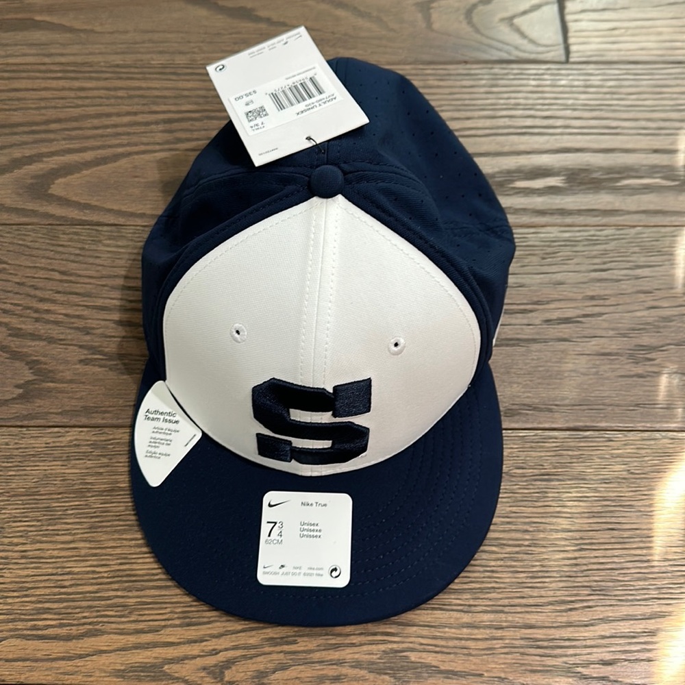 Men's Nike Penn State Nittany Lions Aerobill Performance Fitted Hat-Size 7 3/4